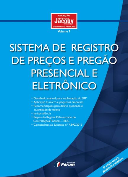 Sistema de Registro de Preços e Pregão Presencial e Eletrônico